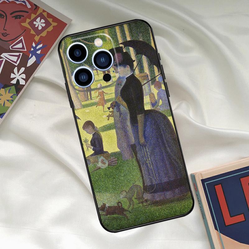 

Famous Paintings Phone Case For iPhone 16 15 14 12 11 13 17 Pro Max 15 16 Plus 13 Mini 16e 17 Air Funda Cover iPhone 12 mini
