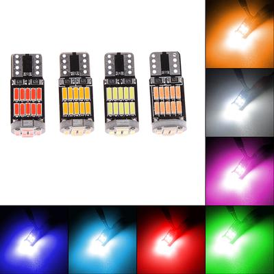 Evrensel Araç İç Harita Dome Yüksek Parlaklık Sinyal Işıkları 12 V 2 Adet T10 Led Ampuller Canbus 6500 K 26 Smd 4014 Çip