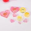 Heart Resin Mold Keychain Silicone Mold Heart Shaped Earring Mold Resin Pendant Mold for DIY Crafts Jewelry Casting Mold