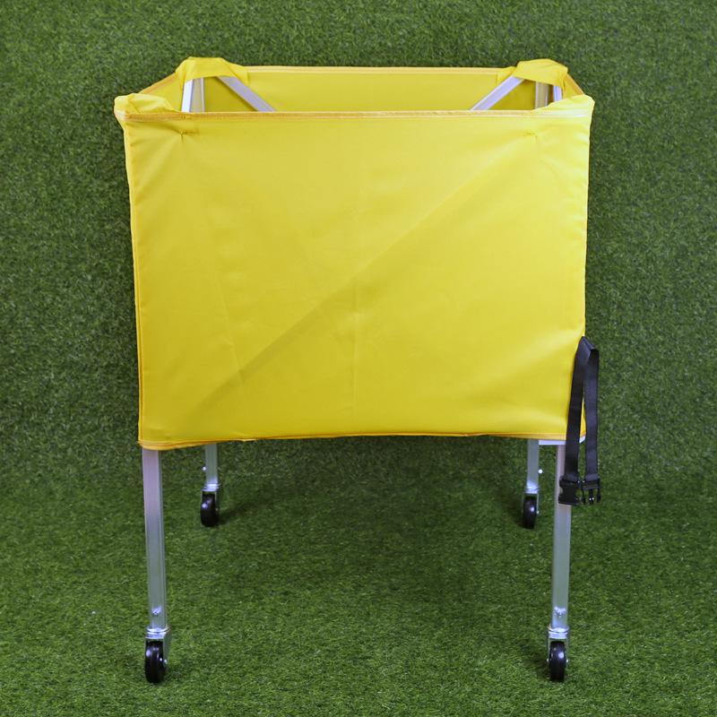 

Foldable Portable Ball Cart for Basketball, Football, and Volleyball жёлтый
