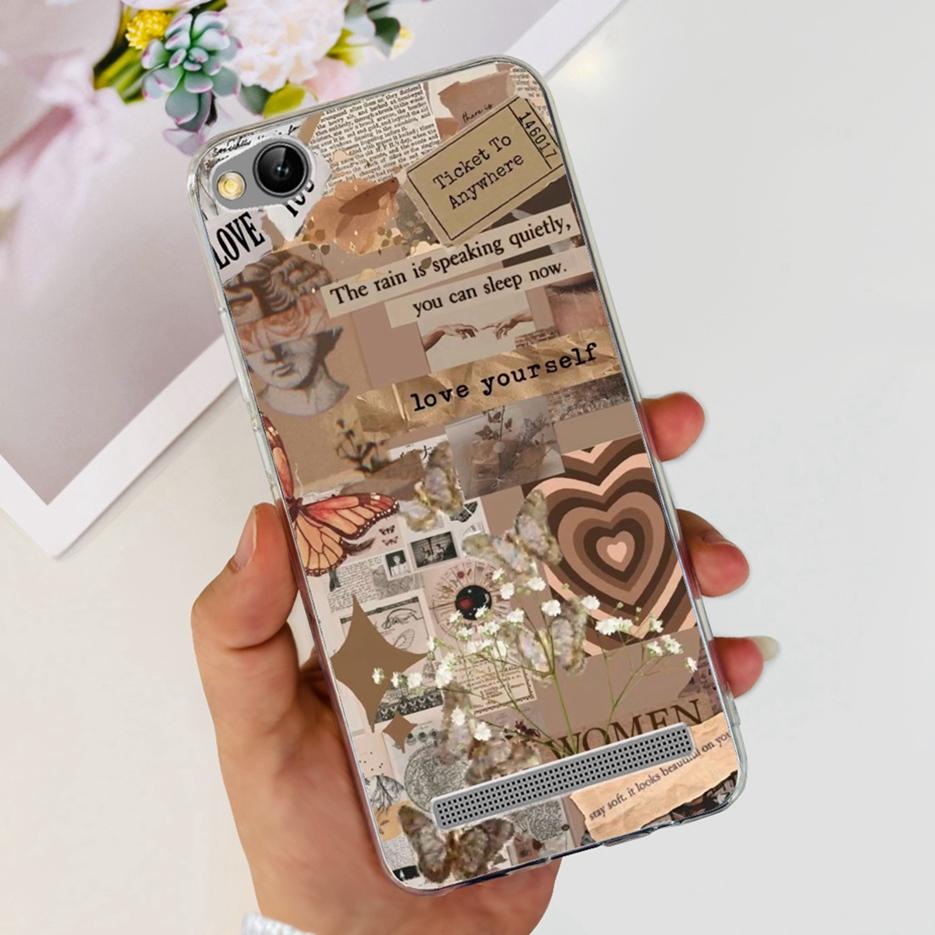 For Xiaomi Redmi 5A Case Redmi 4A Stylish Painted Cover Soft Slim Phone Case For Xiaomi Redmi 4A 5A Redmi5A Back Cover TPU Funda