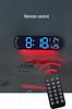 Multifunctional LED Wall Clock: Large Digital Display with Alarm & Timer for Living Room (Model 5502)