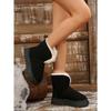 Women's Chunky-Soled Short Snow Boots 2025 Fall/Winter New Arrival Two-Way Wear Thickened Fleece Lining Warm Slip-On Women's Cotton Boots