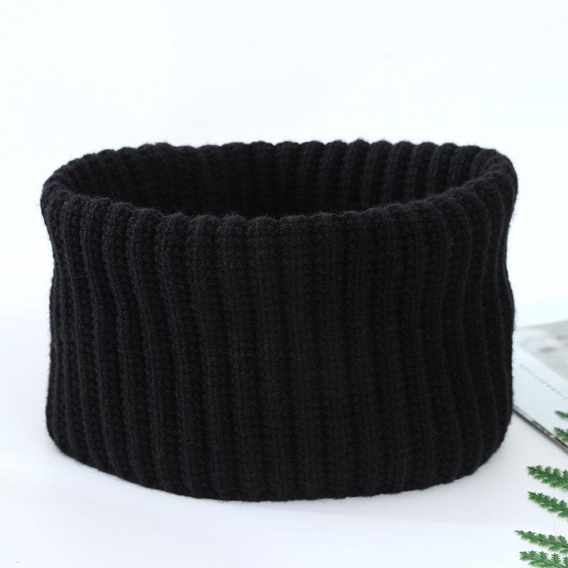 1PC Winter Neck Warmer Scarf Thick Warm Elastic Collar Convertible Headband-like Accessory for Outdoor Casual Office