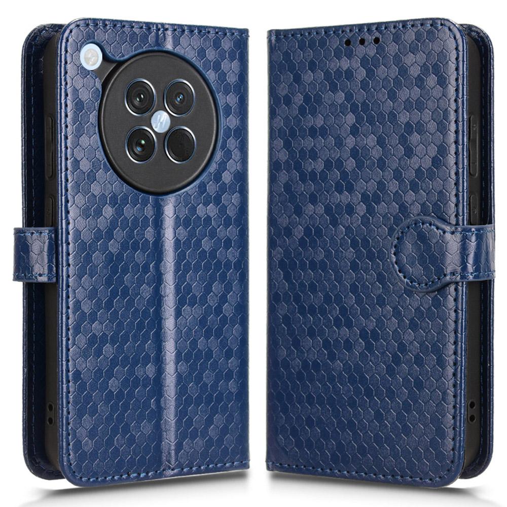 For Oppo Find X8s 5G Wallet Case Dot Pattern Imprint PU Leather Phone Cover