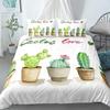 Cactus Duvet Cover Set Exotic Plant Prickly Pear Succulents Bedding Set Kids Teens I Love Cactus King Size Polyester Quilt Cover