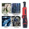 Functional Cordless Ratchet Wrench Set Portable 18V Power Ratchet Wrench Set Cordless Wrench Set for Household Repairs