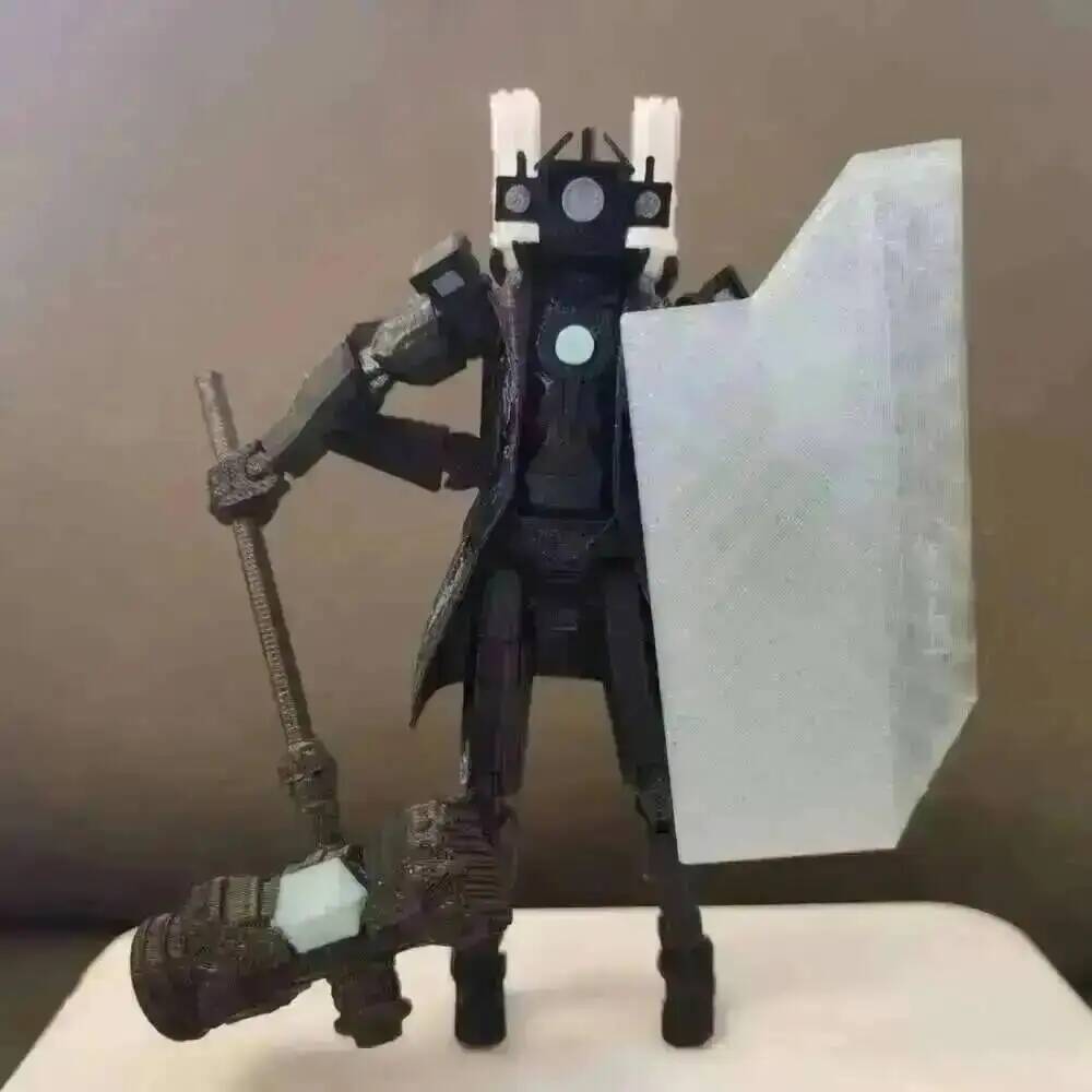 Skibidi Toilet Giocattolo Articolato 3D Skibidi Toilet Manichino 13 Drillman Figura Drill Man Figura Articolata Skibidi Toilet Giocattolo TV Man