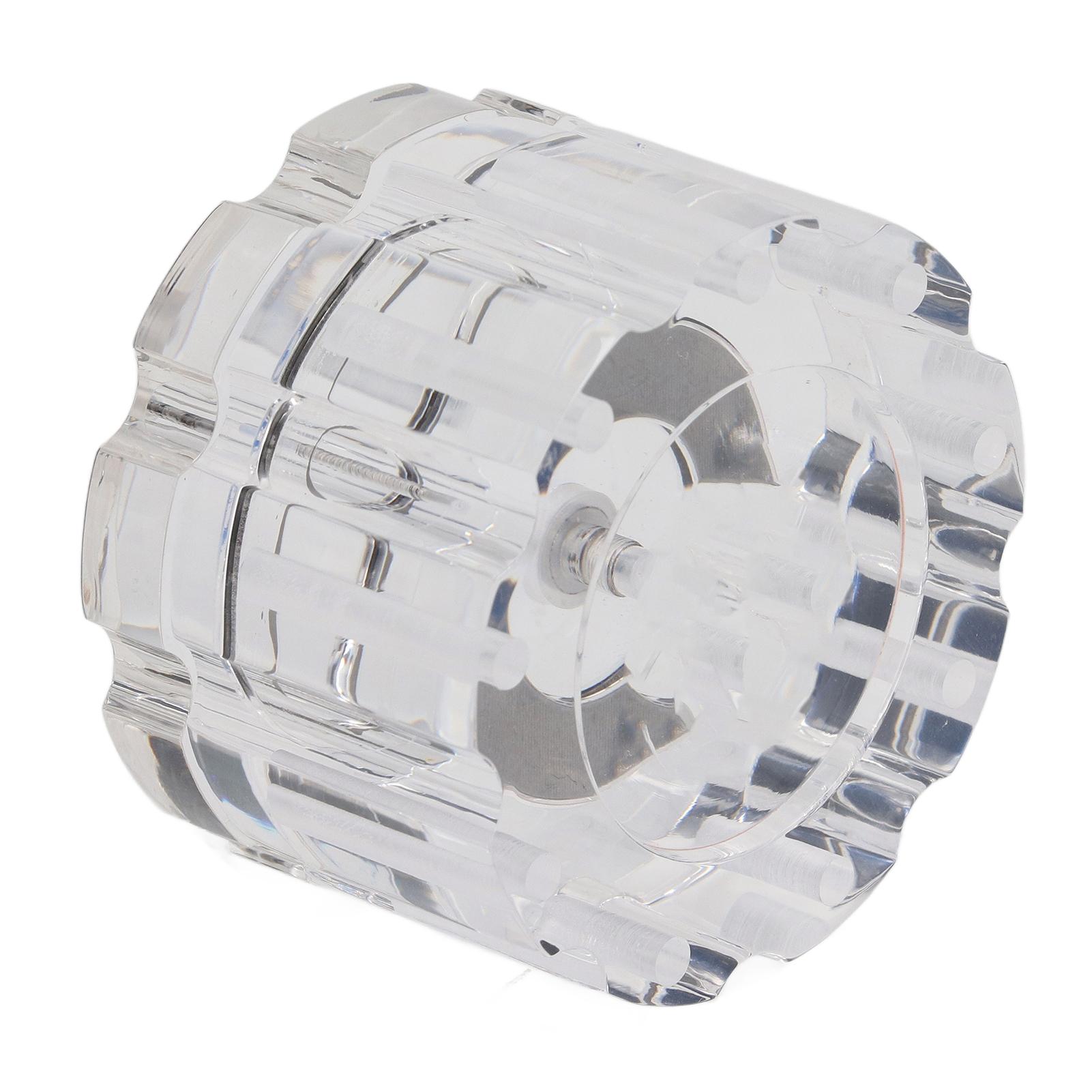 

Screwdriver Storage Box 9 Holes 360 Degree Rotatable Tweezers Storage Base Slip Proof Acrylic Screwdriver Holder