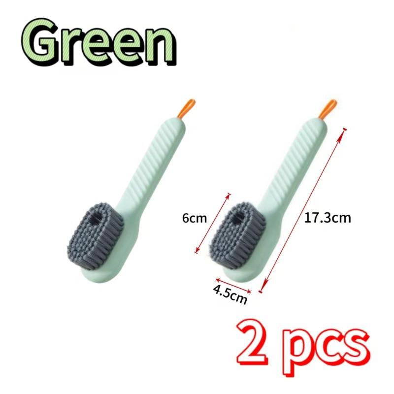 1/2/3PCS Multi-Function Automatic Liquid Discharge Cleaning Brush–Shoe Brush & Clothes Cleaner,Perfect Household Cleaning Tool