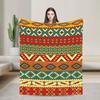 Super Soft ART African Ethnic-Style Throw Blanket Premium Fleece Flannel Lightweight  Bed Blanket Cozy Plush Blankets
