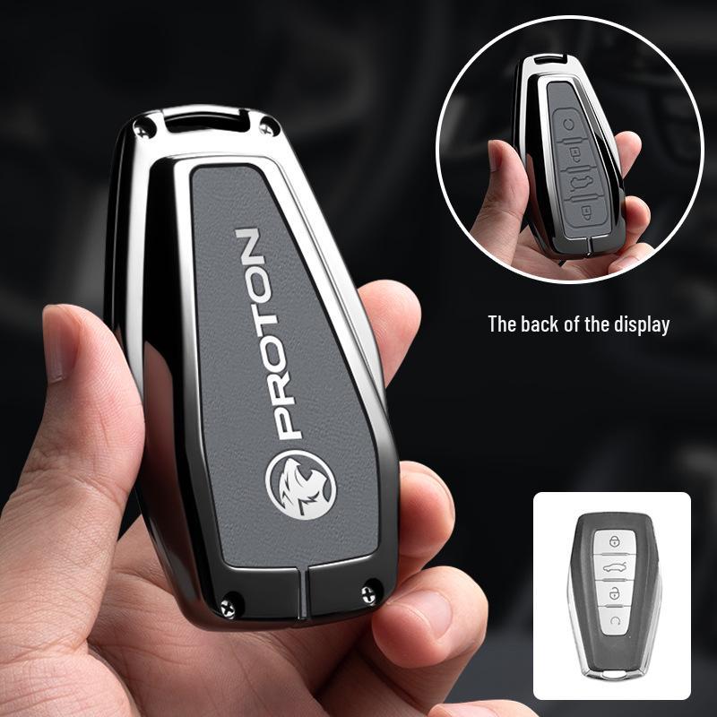 Proton X70 Key Cover: Customizable Car Key Case with Proton Logo.