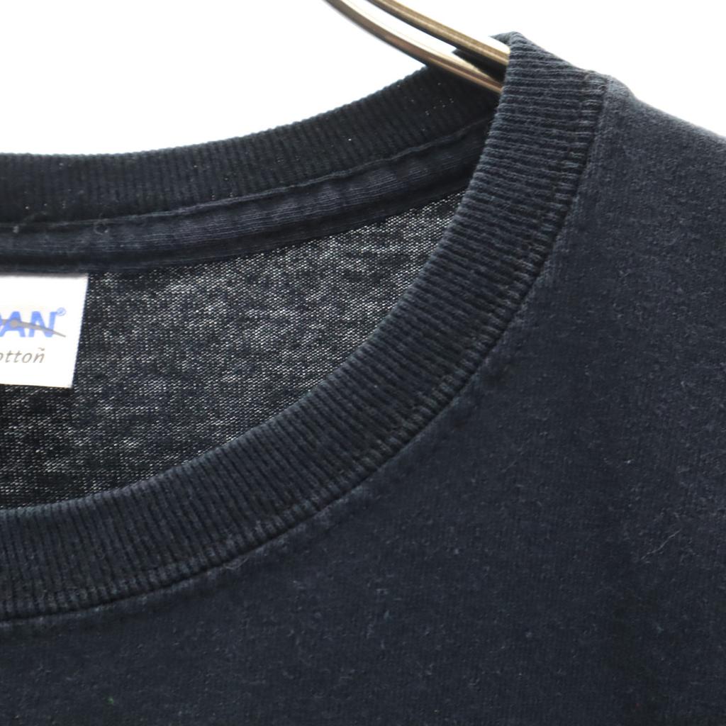 GILDAN Short sleeve T-shirt Navy Men's Used
