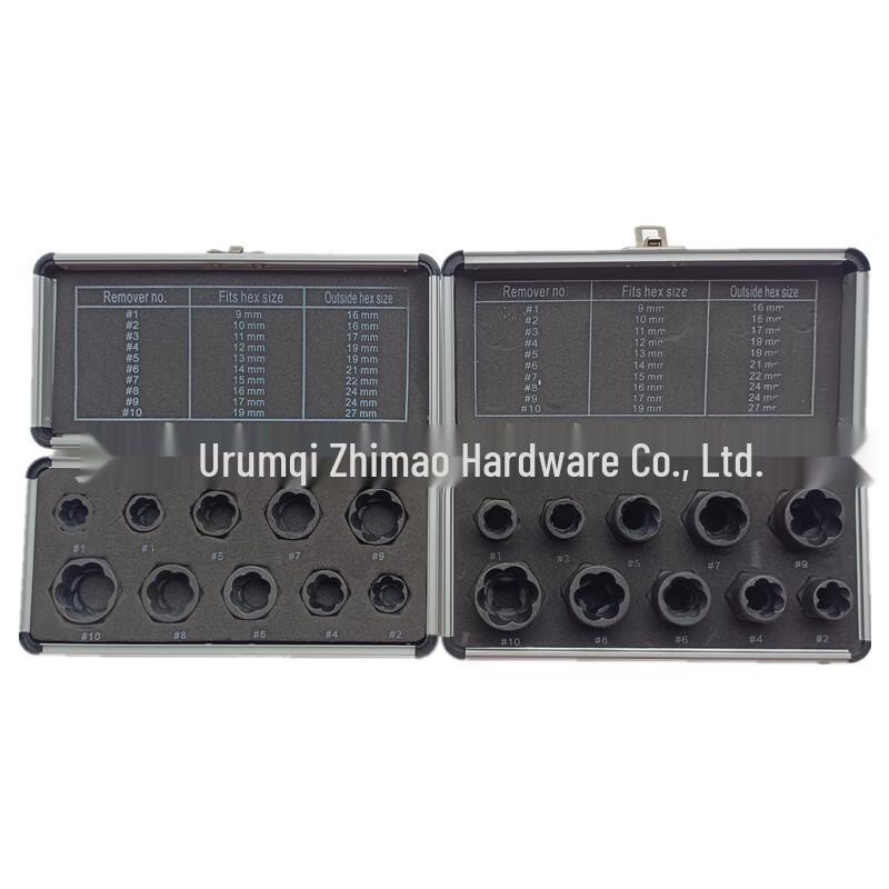 

Lanmo 10-Piece Stripped Nut and Screw Extractor Set CN plug (adapter included)