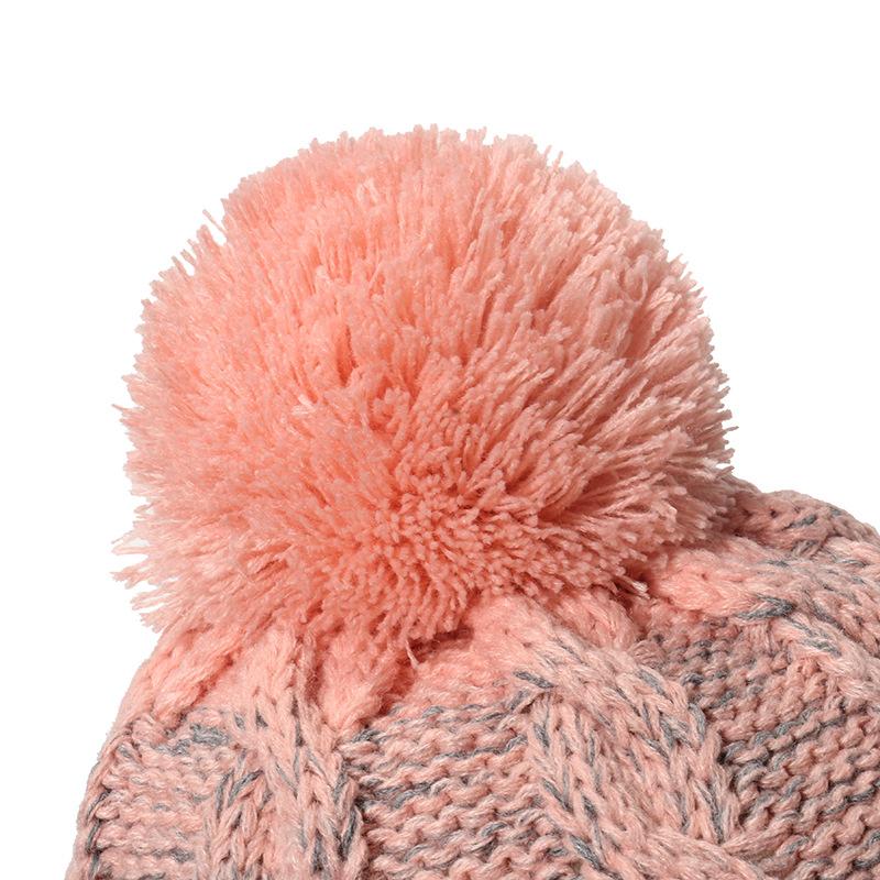 Gradually change knitted hat women's fashion versatile Korean version velvet warm hat Japanese autumn and winter knitted hat women's ins