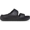 Crocs Classic Cozy Sandals, Unisex, Black/Black, 22cm