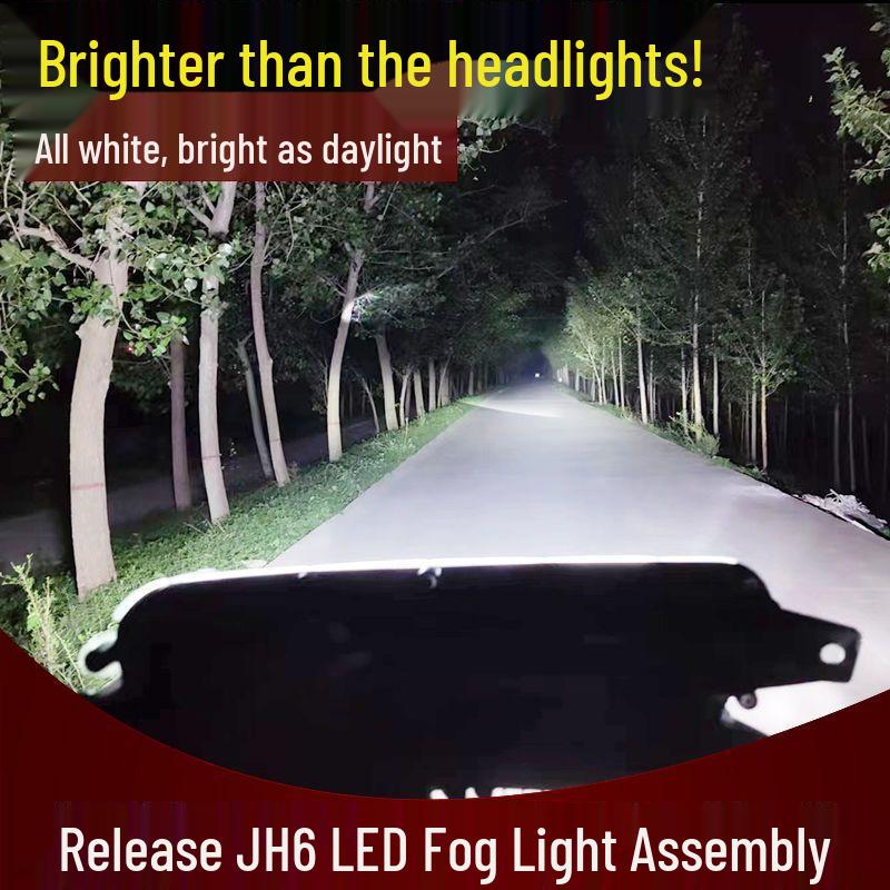 Jiefang JH6 LED Front Fog Light Assembly: Super Bright Anti-Fog Headlight Accessories.