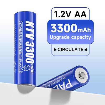 PALO 1,2V AA 3300mAh Wiederaufladbare Batterie Wiederaufladbare Ni-MH Batterien Aa Aaa Batterie Mikrofonbatterie