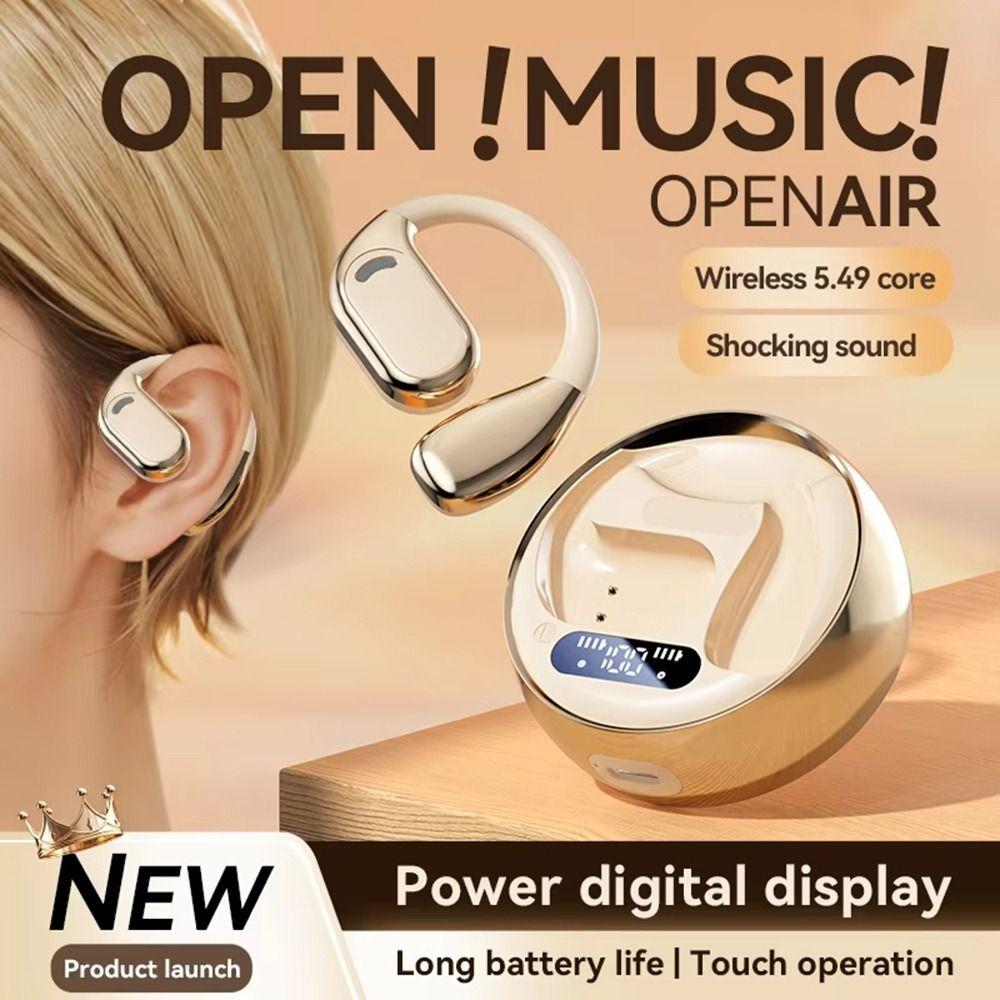 

HIFI Sound Earbuds Noise Reduction Earphone Painless Running Headsets чорний