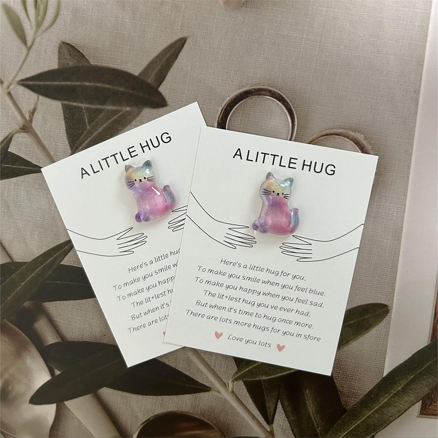 

Карманная карточка с объятиями, мультяшная декоративная карманная карточка с объятиями и поощрительная карточка с объятиями YZYBK054