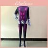 Teen Titans Raven Halloween Stage Costume With 3d Digital Print For Cosplay Events