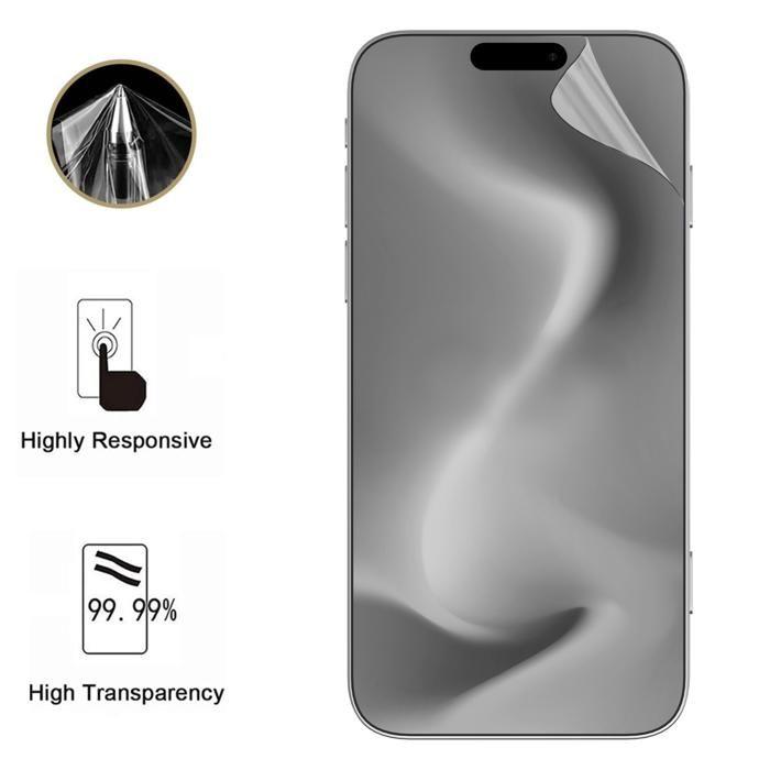 Protection écran - Phonillico - iPhone 16 Pro Max - Pack 2 - Ultra Mince - Résistant aux rayures