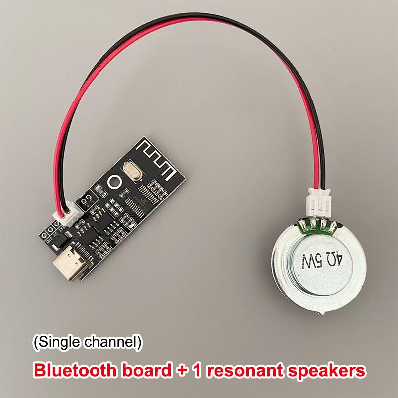 

4Ohm 5W Resonance Vibration Speaker Bone Conduction Speaker With Bluetooth Amplifier Board For Diy Resonant Speaker as the picture