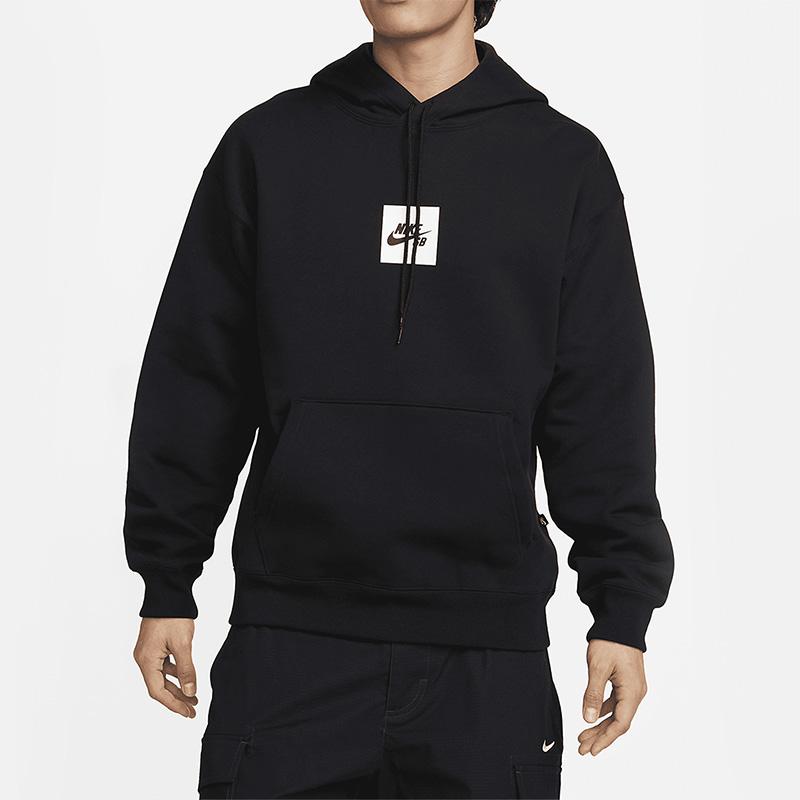 Nike FW22 Pattern Print Hoodie Sweatshirt Men Tops Black DV8840-010