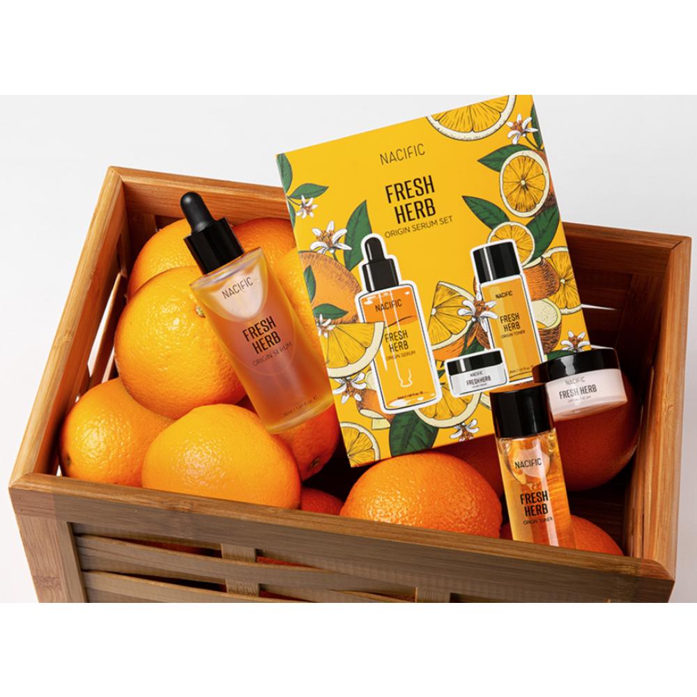 Set Nessific Fresh Herb Origin Toner 30ml + Ser 50ml + Cremă 12ml, 1 set