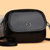 Wholesale Leather Texture Small Bag Women's Fashion Versatile Shoulder Messenger Bag Large Capacity Commuter Multi-layer Small Bag
