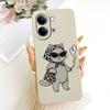 For Vivo Y05 4G Case New Luxury Bow Love Heart Painted Cover Soft TPU Phone Case For Vivo Y11d Y 05 VivoY05 VivoY11d Fundas Bags