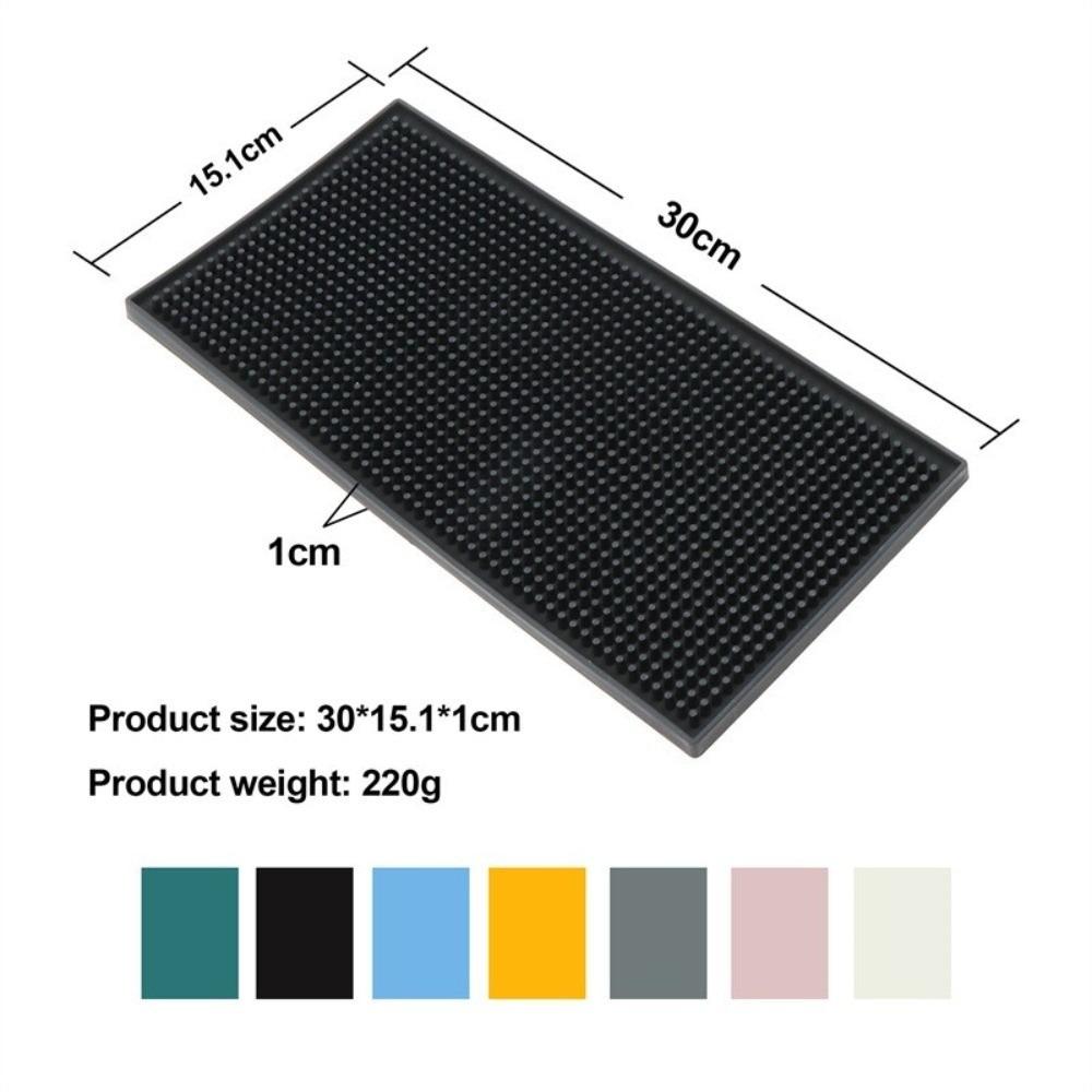 Non-Slip Base Silicone Bar Mat Liquid Absorbent Coffee Spill Mat Countertop Bar Mat  For Bars