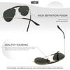 Double Bridge Luxury Fashion Sunglasses Aviation Men's Sunglasses Outdoor Men's Trendy Glasses