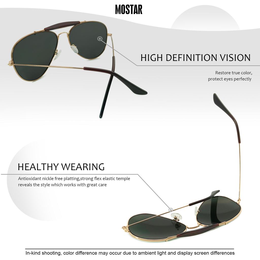 Double Bridge Luxury Fashion Sunglasses Aviation Men's Sunglasses Outdoor Men's Trendy Glasses
