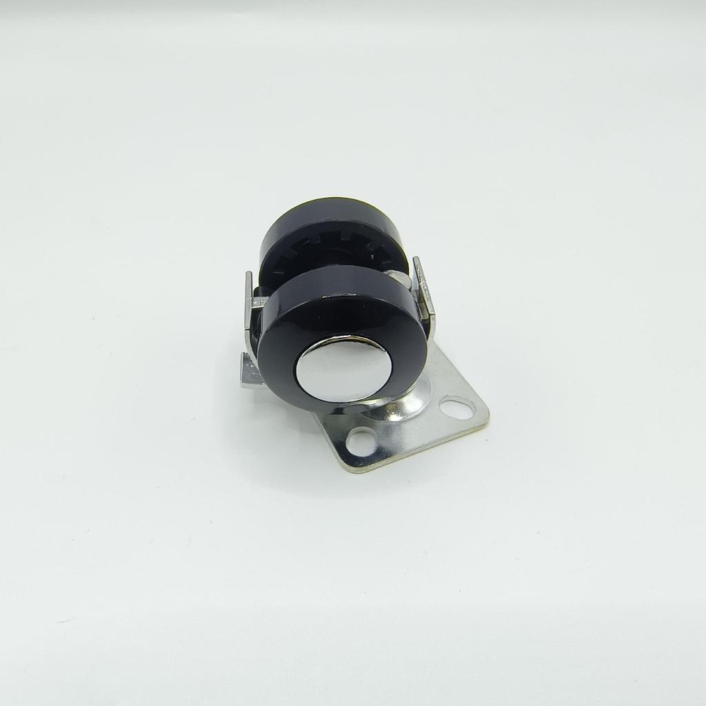 Alloy Sofa Office Chair Caster Wheel with Brake - Light-Duty Swivel Wheel