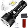 Flashlight - AIMOONSA - XLM-P70 - 30,000-100,000 Lm - Rechargeable 26650 6800mAh - IPX6 Waterproof