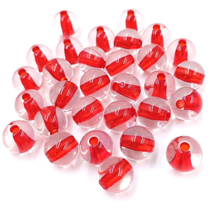 14mm Bracelet Necklace DIY Transparent Accessories For Jewelry Making Pearl Spacer Loose Beads Acrylic Round Beads  Accessories