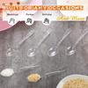 Clear Mini Spoons for Desserts Small Plastic Tasting Spoon Disposable Spoons Tiny Plastic Serving Utensils For Party Supplies