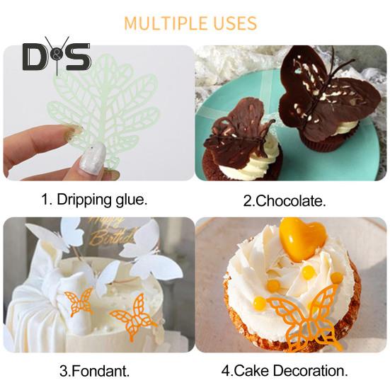 Fleksibel fondantform Non-stick Nyttig kakebakverksdekorasjon DIY-dessertform