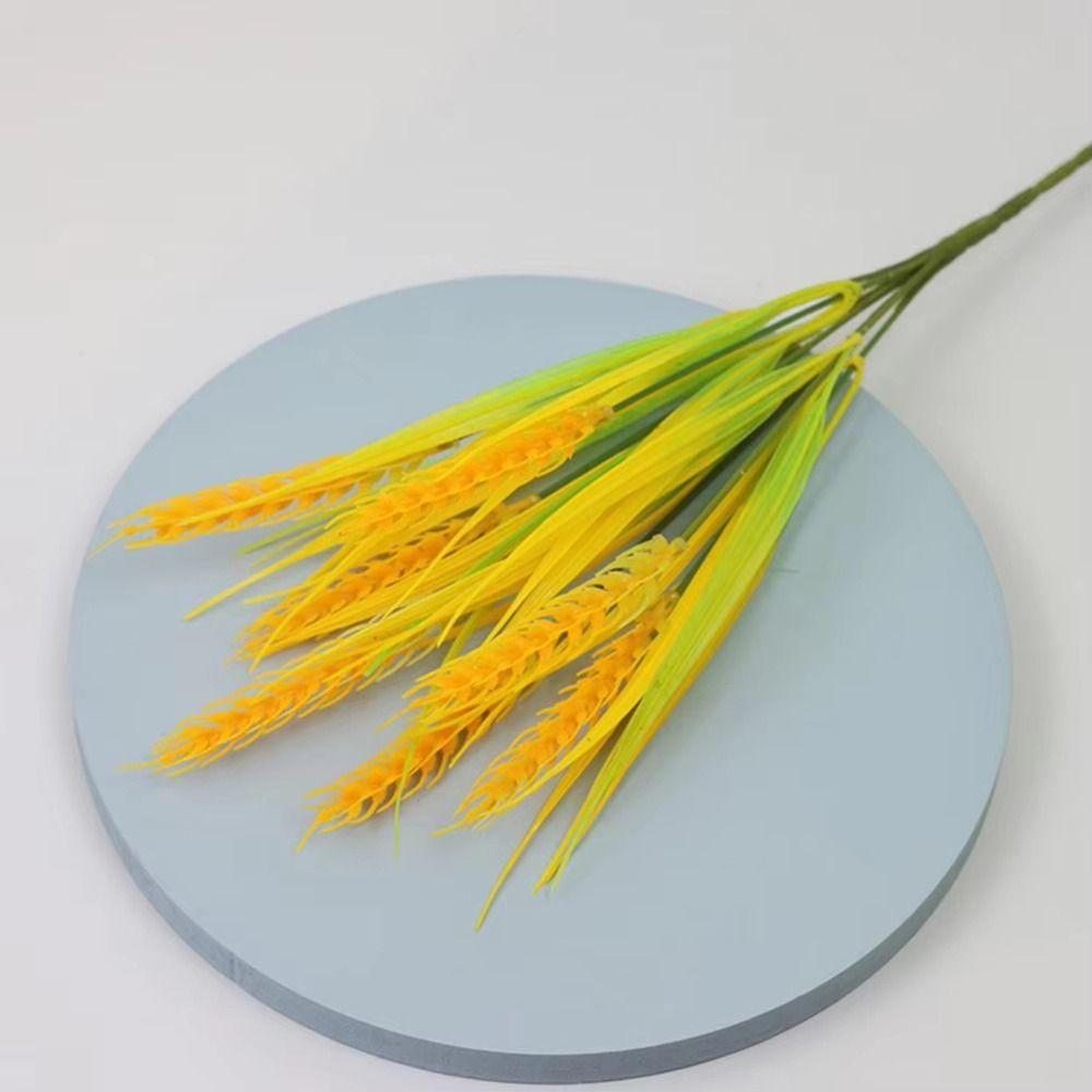 Flower Decoration Artificial Wheat Ears Gold Golden Wheat Bouquet Table Decorations