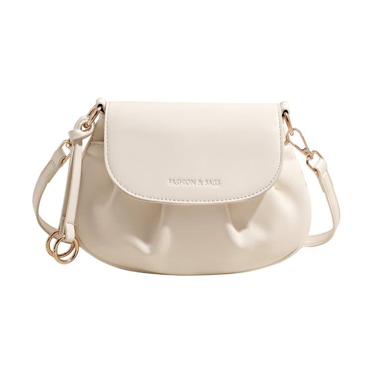 Женская винтажная сумка-седло Повседневная легкая сумка через плечо белый