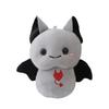 Durable Soft Halloween Bag Pendant PP Cotton Stuffed Toy Funny Bat Plush Keychain  Commute