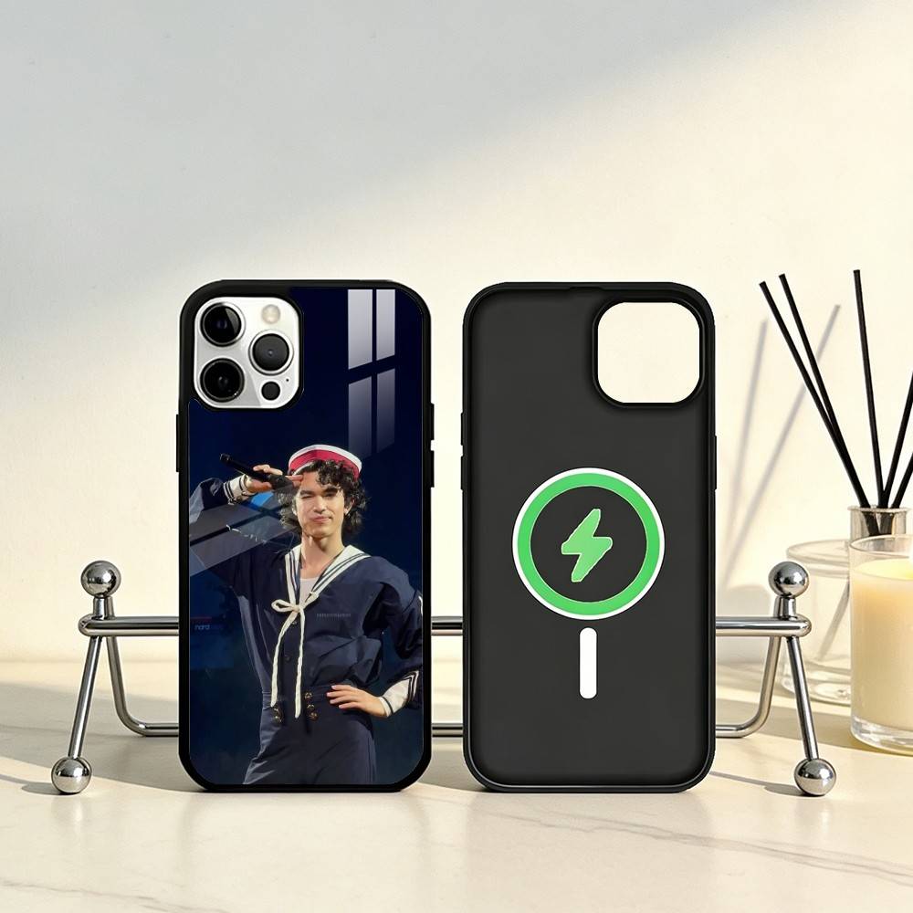 

C-ConanS G-Gray Wishbone-s Phone Case For iPhone17,16,15,14,13,12,11 Plus,Pro Max Magnetic For Magsafe Wireless Charging iPhone14Plus