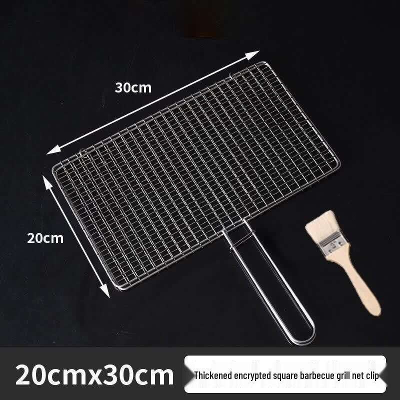 Stainless Steel Grilled Fish BBQ Basket