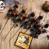 Halloween Scary Decorations Black Scary Cut Flowers Party Decorations Festive Atmosphere Flowers