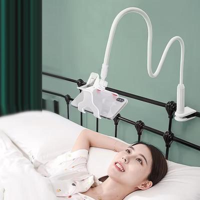 Lazy Mobile Phone Gooseneck Stand Holder Stents Flexible Bed Desk Table Clip Bracket For Phone Flexible Holder Arm