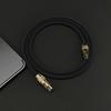 120W Super Fast Charging Cable Zinc Alloy Liquid Silicone Type-C to Type-C Fast Phone Charging Cable for Apple macbook Android