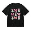 Women's Fashion Classic T-Shirt Multicolor Rabbit Collection Graphic Art Tee
