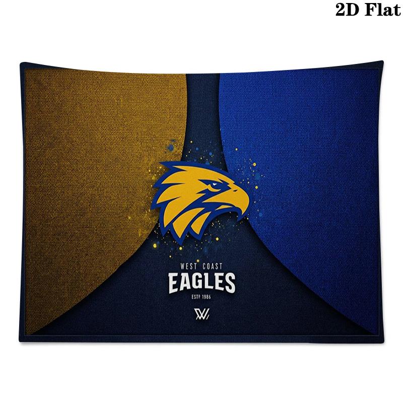 West Coast Eagles Wall Tapestry Aesthetic Wall Hanging Printed Fabric Blanket Decorative Tapestries for Bedroom Living Room Home Decor