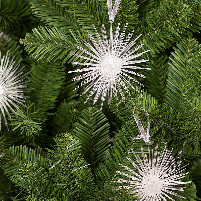 1 Stück Wiederverwendbar Neujahr Acryl Geschenk Weihnachten DIY Hängen Festival Dekoration Hochzeit Anhänger